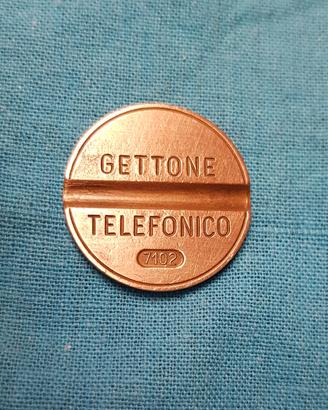 Gettone Telefonico SIP 7102 del 1971 con portagett