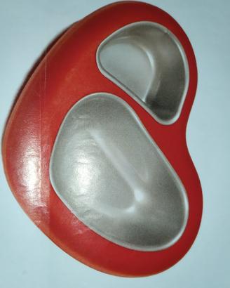 Ciotola doppia a cuore per cane, gatto