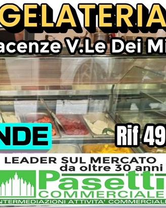 GELATERIA di mq 50, adiacente Viale Dei Mille