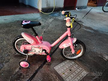 bicicletta bimba con rotelle