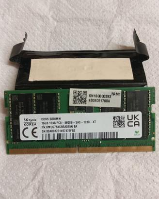 Ram ddr5 pc portatile 16gb