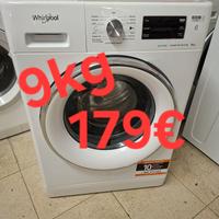 lavatrice Whirlpool 9kg inverter 1200 giri