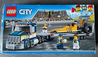 LEGO CITY 60151 Dragster Transporter