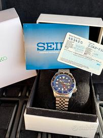 Seiko Gmt Batman blu nero ref. SSK003K1