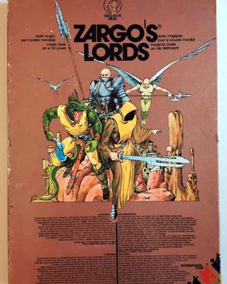 Raro Gioco da Tavolo Vintage: ZARGO'S LORDS (1979)