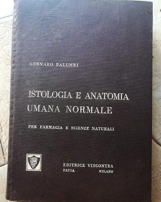 Libro raro di istologia  del Prof. Gennaro Palumbi