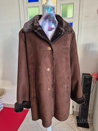 cappotto volpe color caffè 