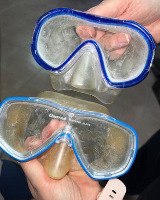 Coppia di Maschere da snorkelling + boccaglio