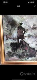 Acrilico su cartoncino. 70x50.