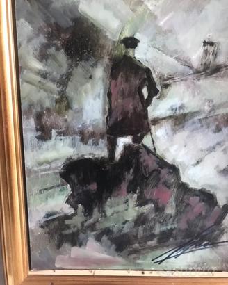 Acrilico su cartoncino. 70x50.