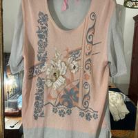 Maglia con ricami
