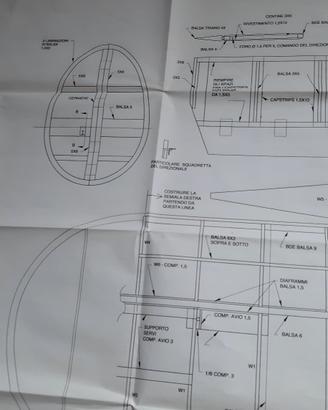 disegni modellismo aereo