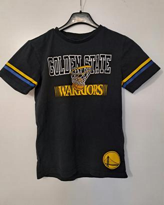 T-shirt NBA Golden State Warriors Nera - 152 cm