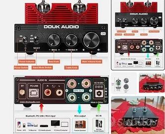 Douk Audio G6 Amplificatore Hi-Fi Stereo BT. + Val