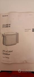 manuale istruzioni TV SONY Trinitron KW-25E1A
