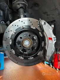 Impianto frenante 6 pompanti per audi