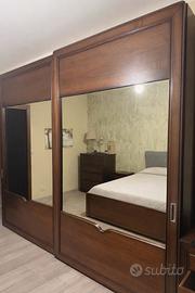 Armandio con ante in vero legno color noce