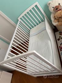 Lettino-Culla Neonato 120x60 cm Trasformabile