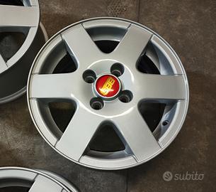 cerchi 4x100 r14 j6 d'epoca volkswagen opel bmw