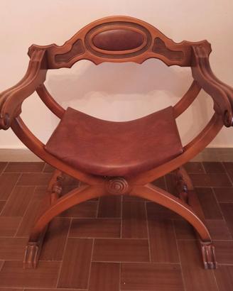 Sedia in Legno da Camera tipo Savonarola
