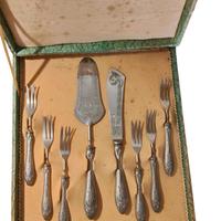 Set da 12  dolce vintage argento 800 