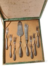 Set da 12  dolce vintage argento 800 