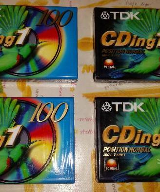 Musicassette 100 min TDK NUOVE