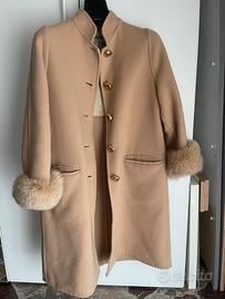 Cappotto donna in lana col cammello tg 42-44