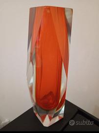 Vaso di vetro di murano " Flavio Poli"