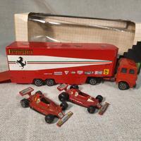 modello camion portauto POLISTIL Iveco Team Ferrar