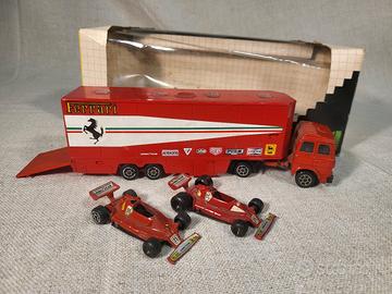 modello camion portauto POLISTIL Iveco Team Ferrar