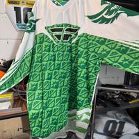 Maglia motocross verde Kawasaki