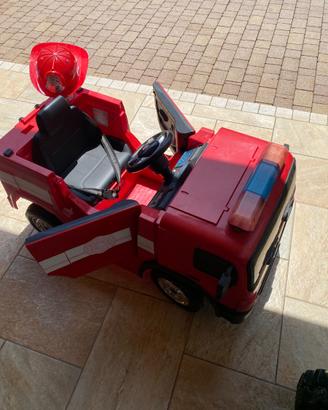 Camionetta elettrica  pompieri per bambini