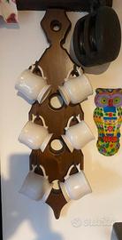 Porta tazze in legno