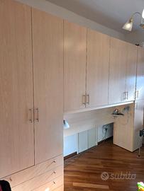 armadio camera a ponte