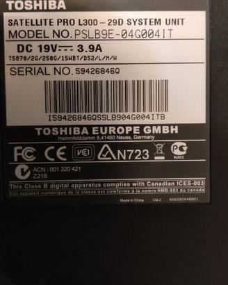 Toshiba Satellite Pro L300