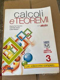 Libro “calcoli e teoremi 3” ISBN 9788826818252