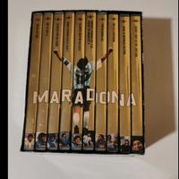 Cofanetto con 10 Dvd Diego Armando Maradona 