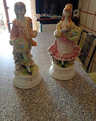 coppia statue Capodimonte 
