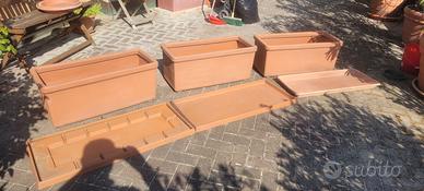 Fioriere vasi SERRALUNGA 1825 art. 808 millerighe