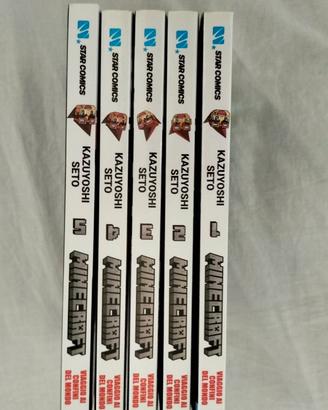 Manga Minecraft 1 2 3 4 5 Star Comics Completo