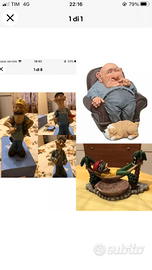 Statuine mestieri les alpes funny