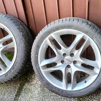 Coppia pneumatici e cerchioni auto