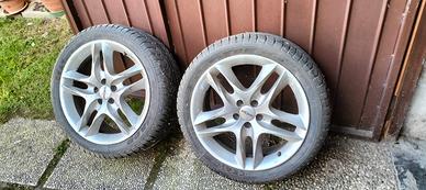 Coppia pneumatici e cerchioni auto