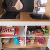 Cucina IKEA bambini + kit accessori + cassa 
