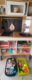 Cucina IKEA bambini + kit accessori + cassa 