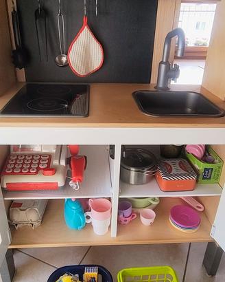 Cucina IKEA bambini + kit accessori + cassa 
