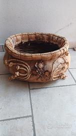 Cesto in foglie di cocco