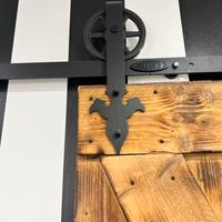 Porta scorrevole con binario