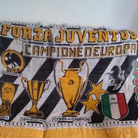 BANDIERA JUVENTUS CAMPIONE DI EUROPA 1985 STENDARD